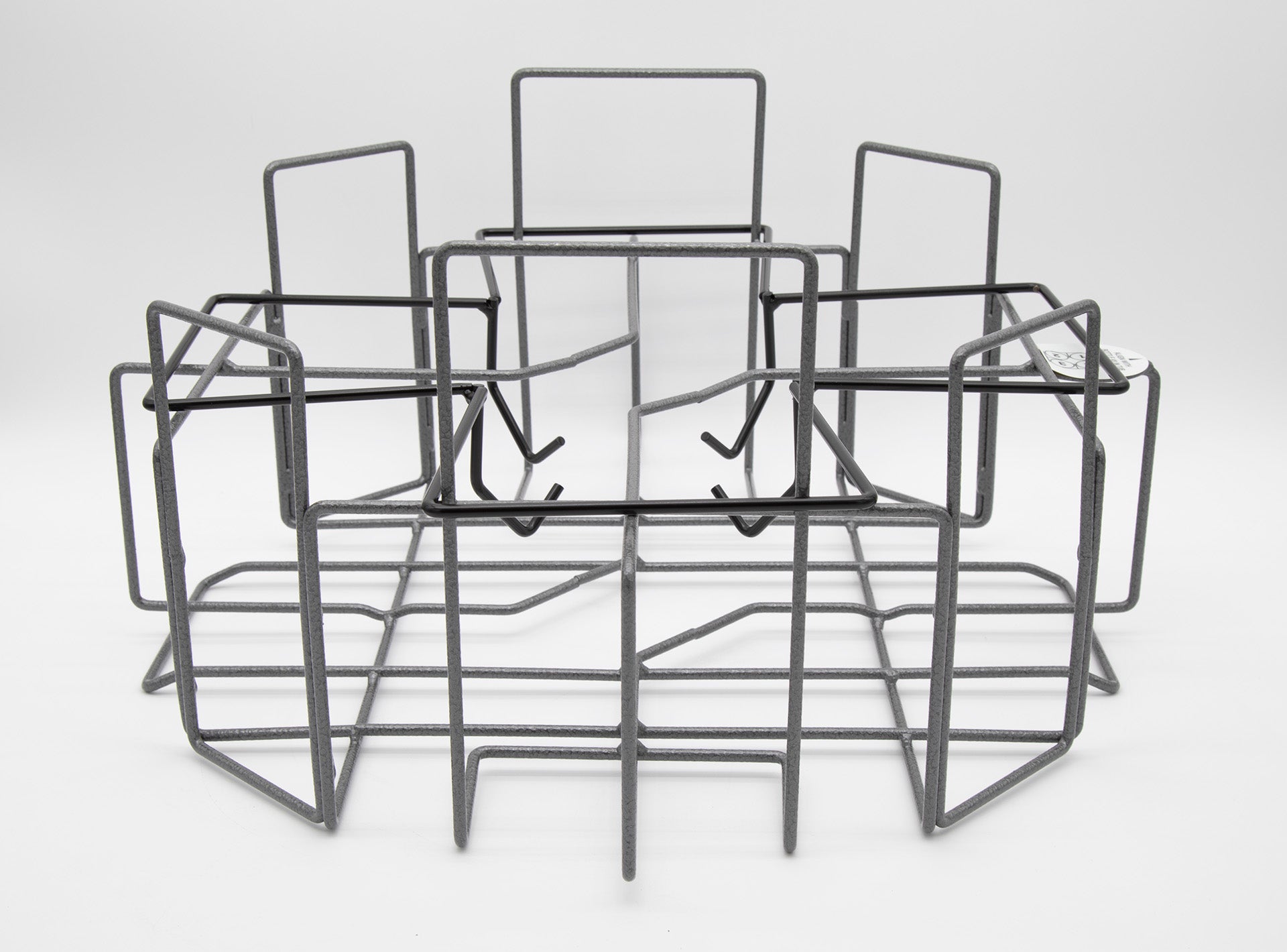 4-Bottle Sampling Rack - Secure Holder for Test Tubes & Vials - Perfect for Lab Experiments, Medical Testing & Scientific Research