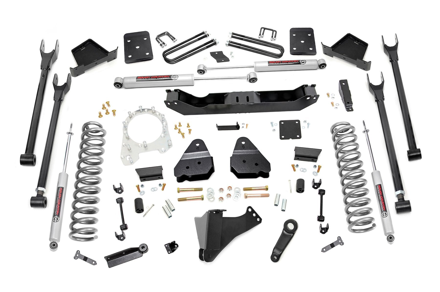 6 Inch Lift Kit for Ford F-250/F-350 Super Duty (2017-2022) - Heavy Duty Diesel 4-Link Suspension with OVLD Technology | Off-Road & Towing Upgrade