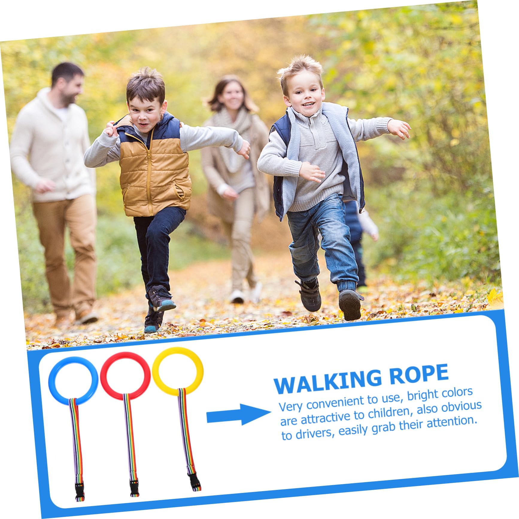 Hohopeti 3-Piece Detachable Safety Leash for Girls - Adjustable Walking Rope for Preschoolers & Toddlers - Perfect for Outdoor Play, Park Visits, and Crowded Places