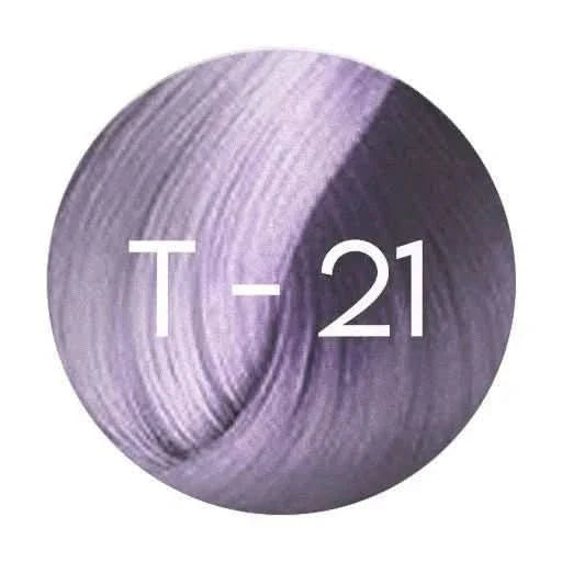 Fanola Glow & Glossy No Lift Oil Toner T.21 Violet Ash 60ml - Violet Ash Hair Toner for Blonde & Gray Hair, Sulfate-Free & Vegan - Perfect for Salon Use & At-Home Hair Care