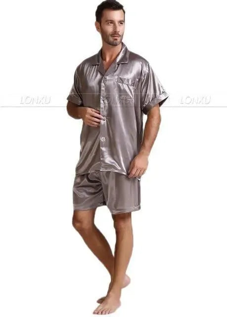 Till Morning Hour Men's Pajama Set - Soft Cotton Sleepwear for Men, Comfortable Lounge Pajamas for Nighttime & Relaxing at Home
