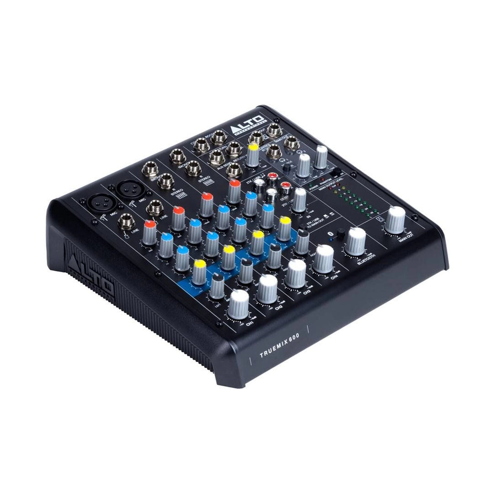 Alto Professional TrueMix 600 6-Channel Analog Audio Mixer for Live Performances, Studio Recording & DJ Setups