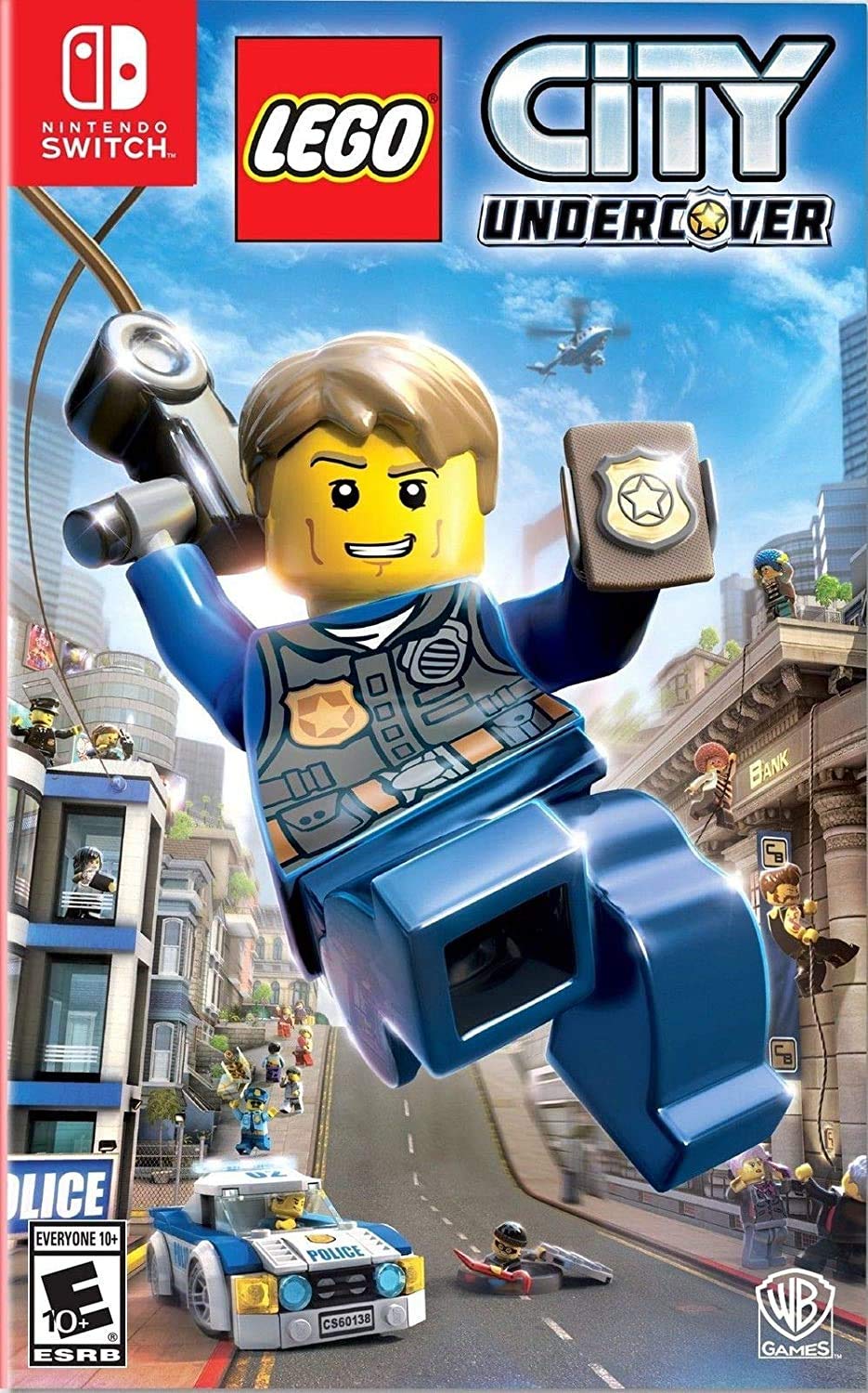 WB Games Lego City Undercover - Nintendo Switch Game (1 Pack, Exclusive Edition) | Open-World Adventure Game for Kids & Families | Perfect for Home Entertainment & Travel Gaming
