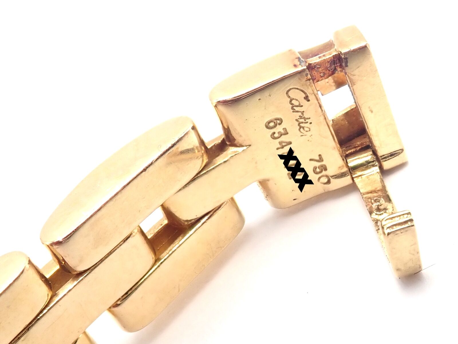 Authentic Cartier 3 Row Maillon Panther Panthere 18k Yellow Gold Link Necklace | Luxury Jewelry for Women | Perfect for Weddings, Parties & Special Occasions