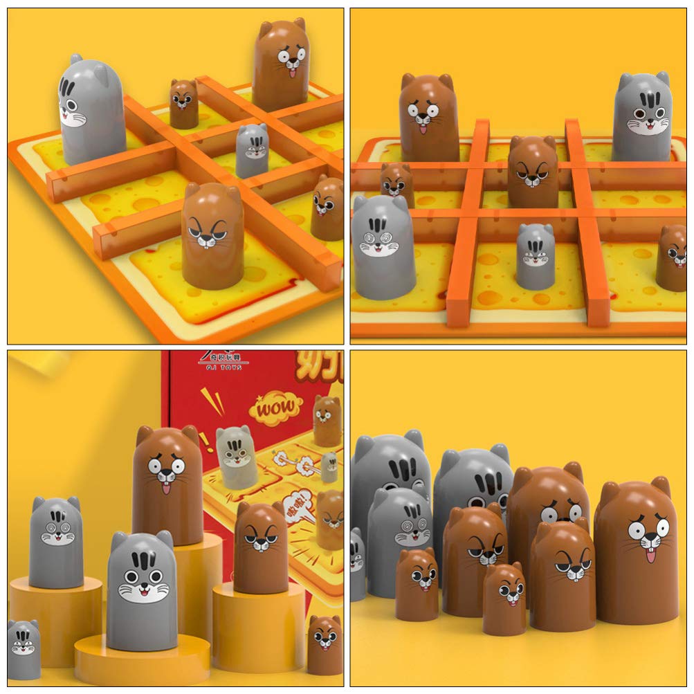 TOYANDONA Gobblers Strategy Board Game - Stacking Cups Chess Set, Brain Teaser & Educational Family Toy for Kids & Adults | Perfect for Parent-Child Bonding, Game Nights & Party Entertainment