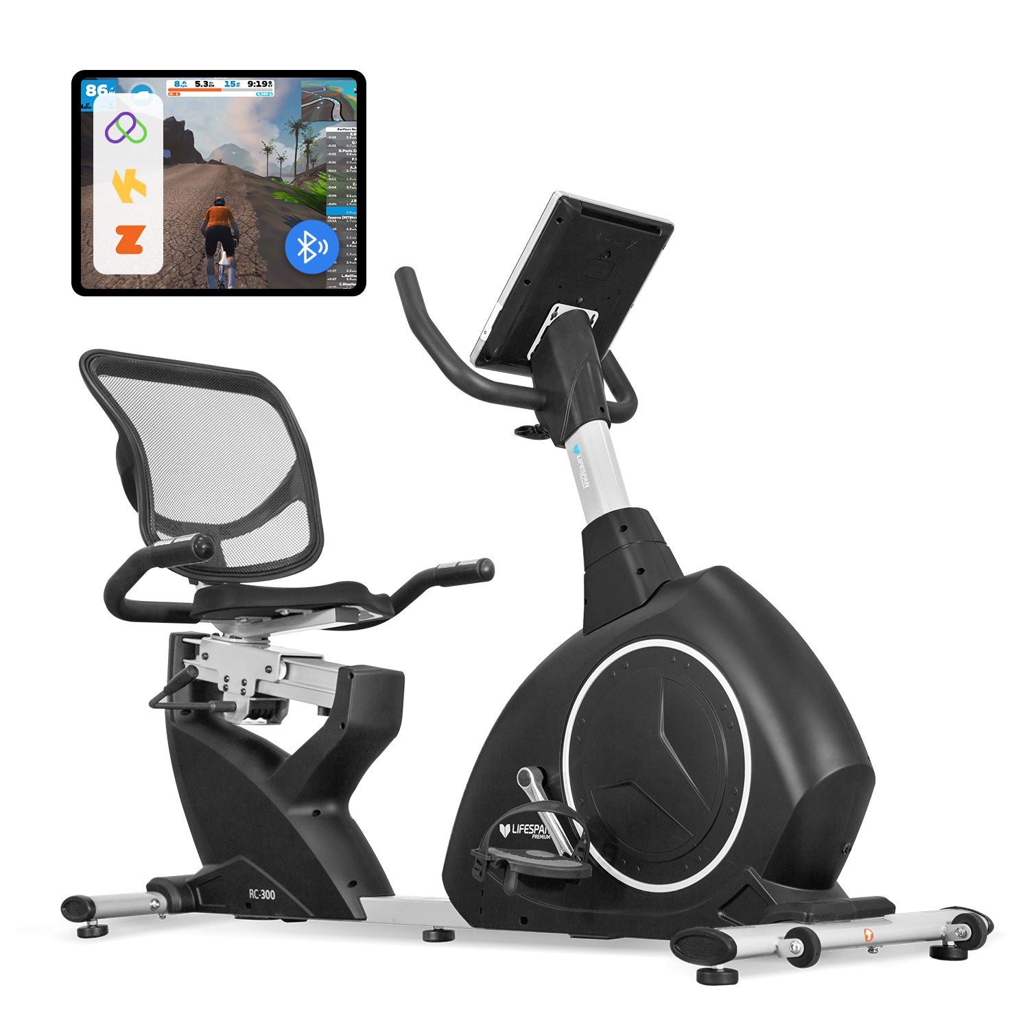 RC 300 Recumbent Exercise Bike for Home Gym - Comfortable Indoor Cycling Workout for Seniors & Rehabilitation | Perfect for Low-Impact Cardio Training & Physical Therapy