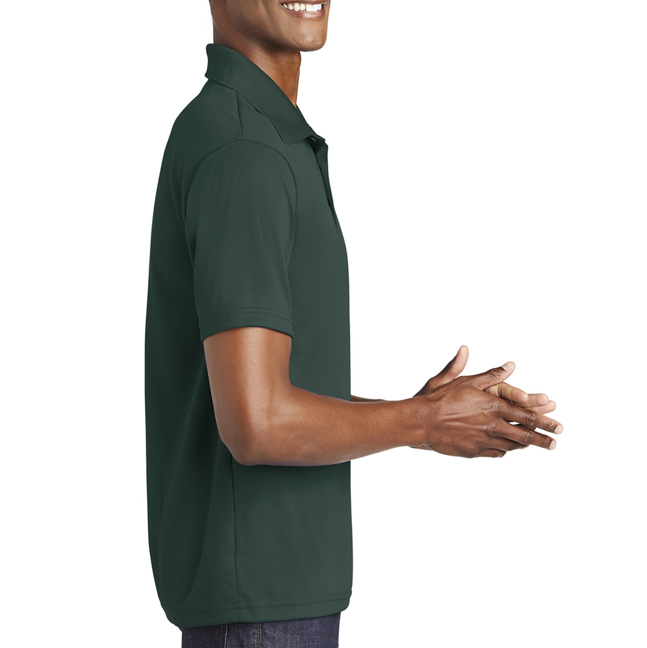 Custom Embroidered Men's Polo Shirt - Personalized Short Sleeve Golf Shirt with Name/Text - Perfect for Golf, Business Casual & Summer Outings