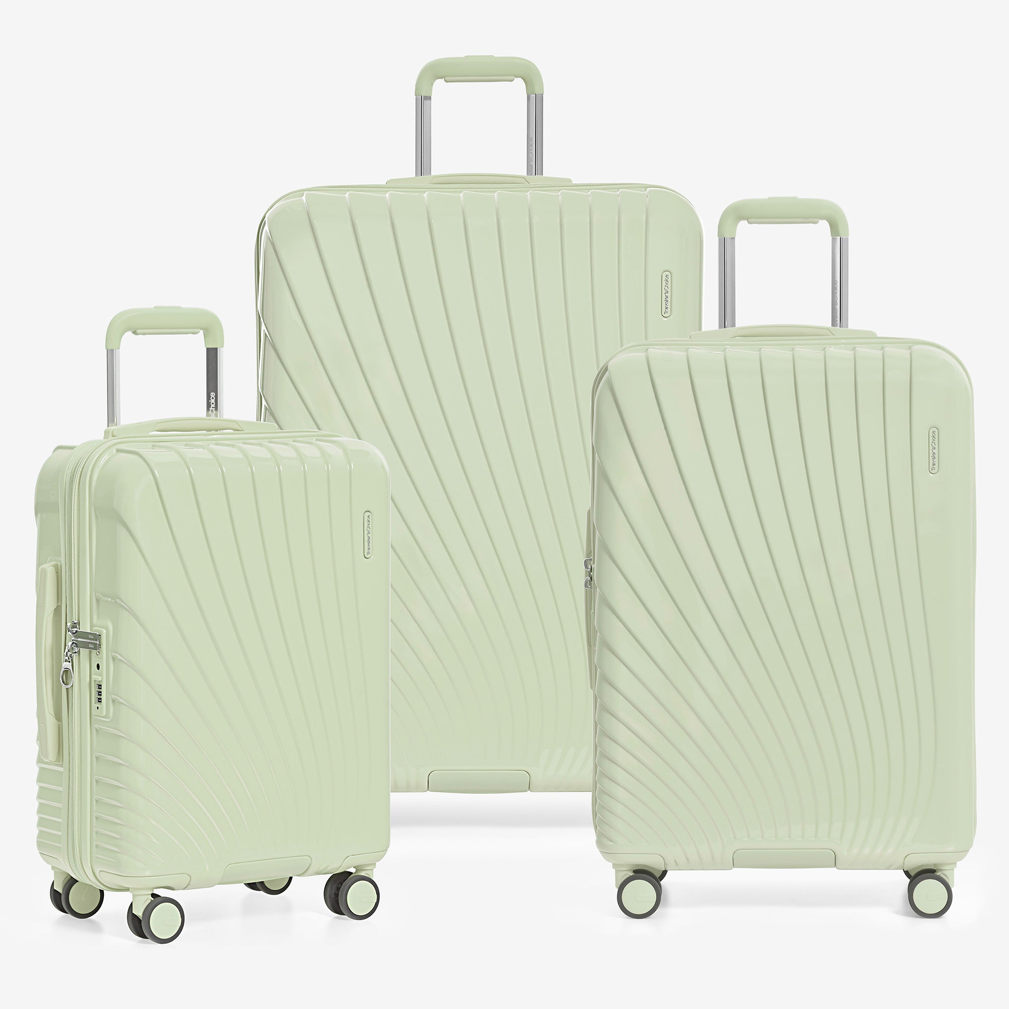 Phenom 3-Piece Spinner Luggage Set - Lightweight Durable Suitcases with 360° Wheels for Travel, Business Trips & Vacations