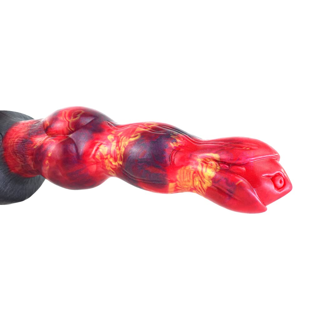 Premium Liquid Silicone Alien/Fido Dildo with Strong Suction Cup - BeHorny Adult Sex Toy for Solo Play & Couples Fantasy | Waterproof, Body-Safe & Easy to Clean for Bedroom, Shower & Travel Use