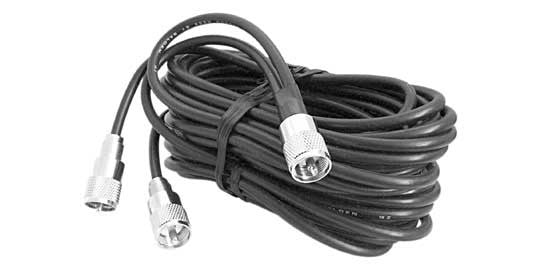 Premium RG59 CB Coax Cable for Dual Antennas - 18 Feet High-Quality Coaxial Cable for CB Radio, Ham Radio & TV Antennas - Perfect for Home, Office & Vehicle Use