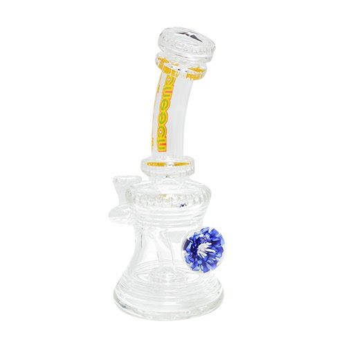 Premium Clear Glass Dab Rig by Cheech - Perfect for Concentrates, Wax & Oil - Ideal for Home Use & Dabbing Enthusiasts