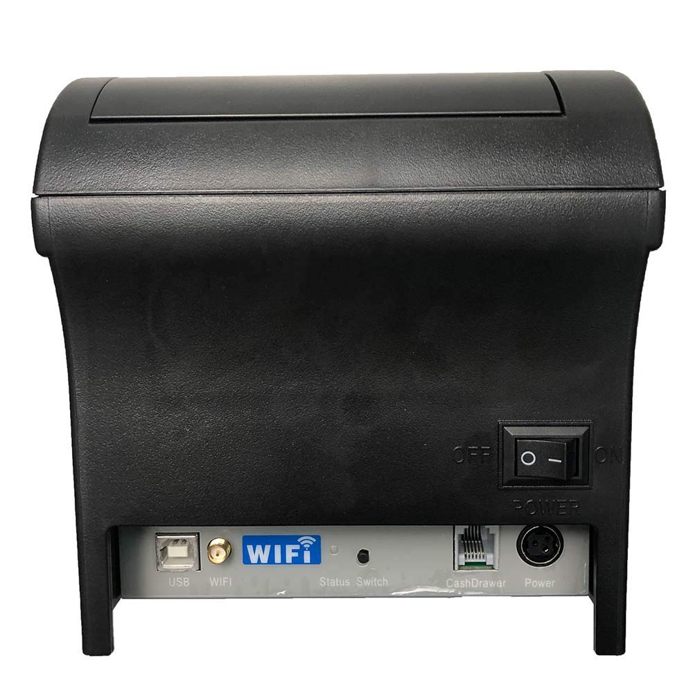 NETUM 80mm Thermal Receipt Printer - WiFi POS Printer with Auto Cutter, USB/Serial/Ethernet/LAN Port, Cash Drawer Support, ESC/POS Compatible - Ideal for Retail Stores, Restaurants & Small Business POS Systems