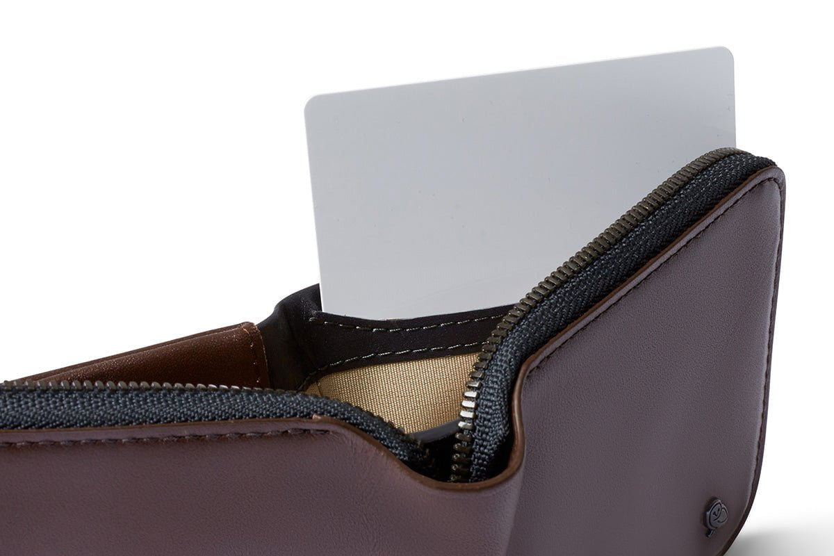 Bellroy Slim Zip Wallet for Men & Women - RFID Blocking Minimalist Card Holder - Perfect for Travel, Everyday Carry & Secure Storage