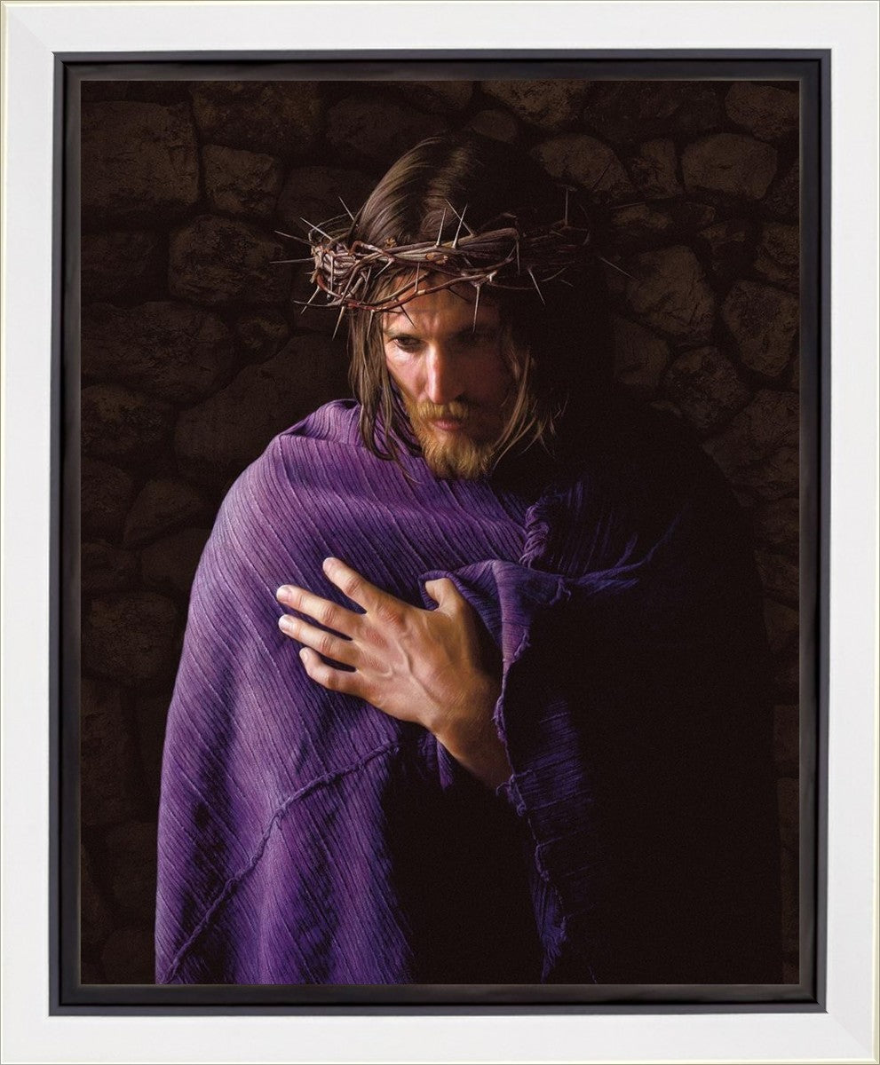 Behold the Man Gallery Wrap Canvas Art - Religious Wall Decor for Home, Church & Office - Perfect for Living Room, Bedroom & Sacred Spaces