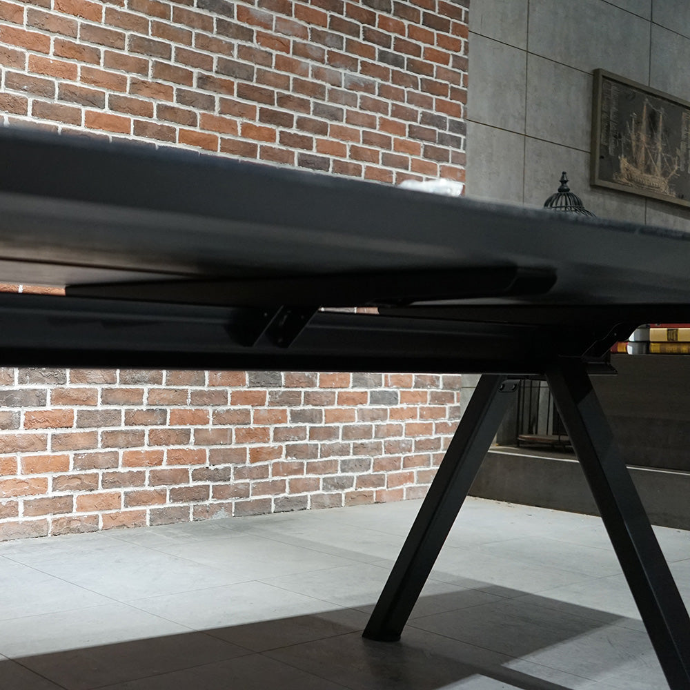 Premium DOLAN 3.6M Black Concrete Conference Table - Modern Boardroom Meeting Table for Office, Executive Meetings & Professional Workspaces