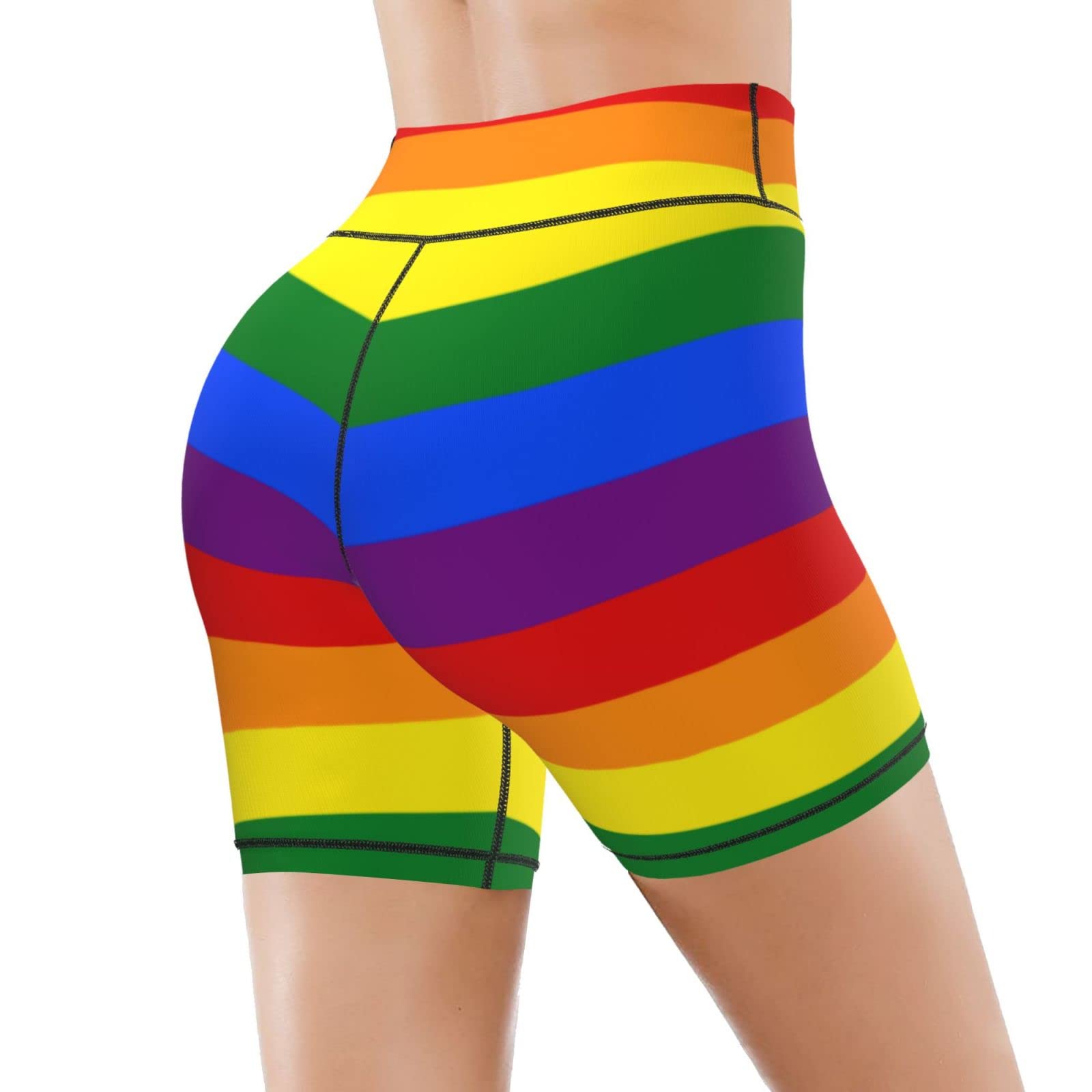 Yaateeh Women's High Waist Bike Shorts - Workout Running Yoga Gym Shorts for Women, Athletic Compression Leggings for Sports, Hiking & Cycling | Perfect for Fitness, Lounge & Everyday Wear
