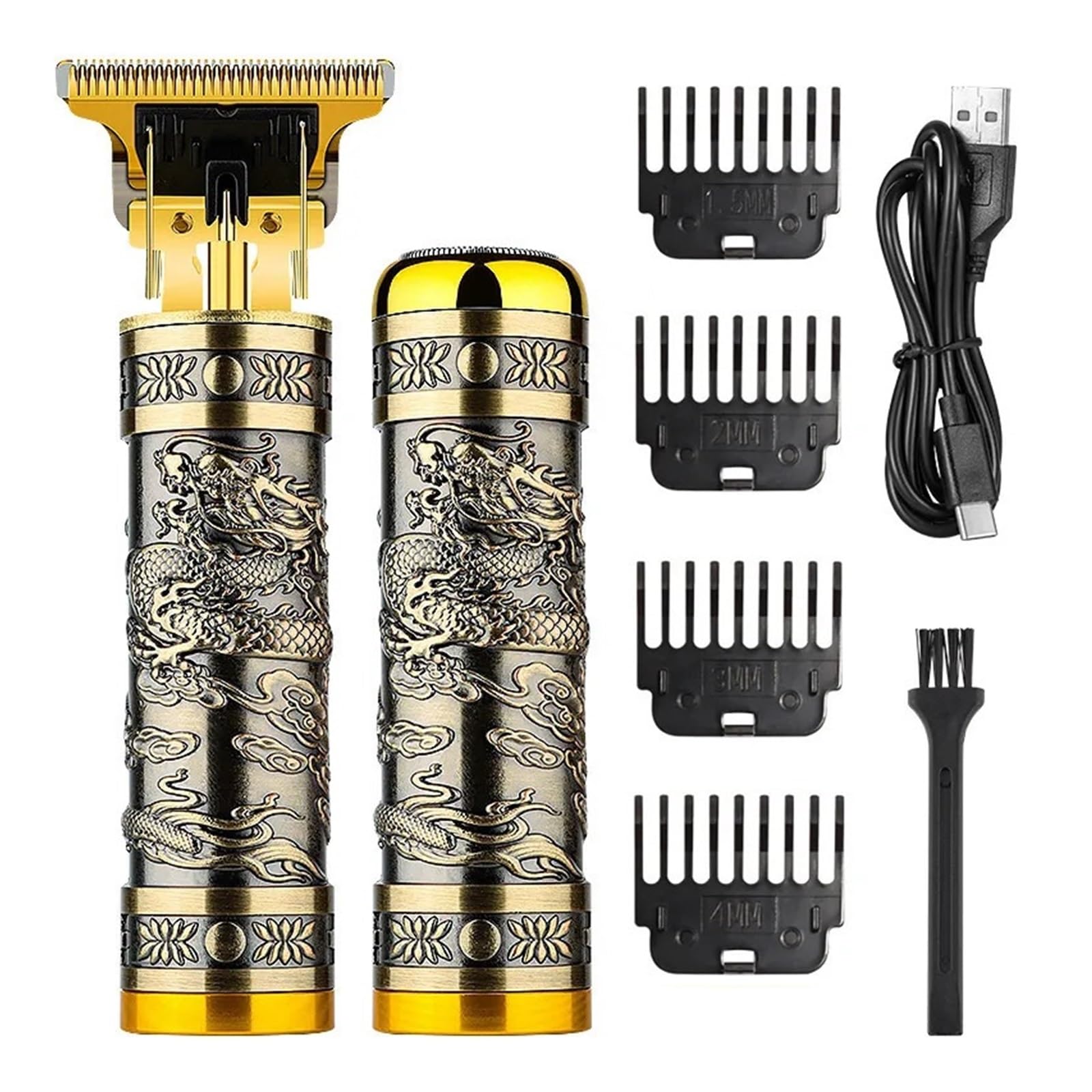 Professional 2-in-1 Electric Hair Clipper & Trimmer with Oil Head - Salon Grade Hair Cutting Kit for Men & Women (Black) - Perfect for Home Barbering, Beard Trimming, and Pet Grooming