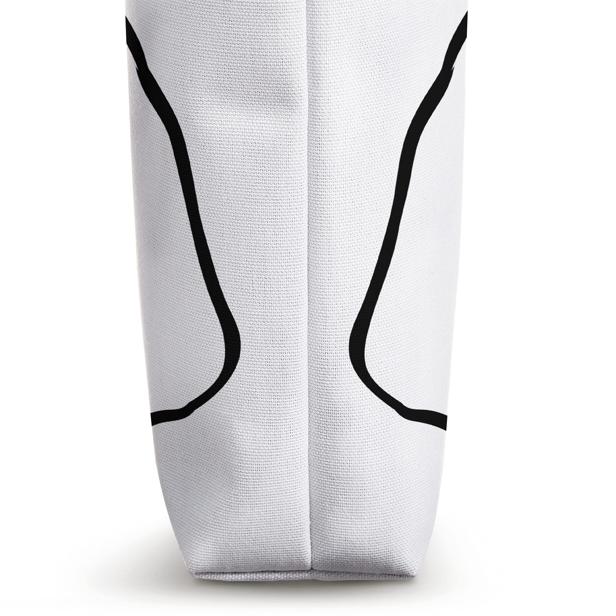 Happy Onigiri Tote Bag - Cute Japanese Rice Ball Design Reusable Shopping Bag for Groceries, Beach & Work - Perfect for Anime Fans, Kawaii Lovers & Eco-Friendly Lifestyle