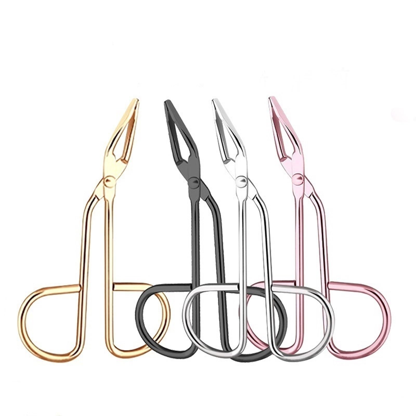 Professional Stainless Steel Hair Removal Tweezers - Pointed & Slant Tip for Eyebrows, Facial Hair, and Splinters - Precision Makeup Beauty Tool (Silver) - Perfect for Home, Salon, and Travel Grooming Kit