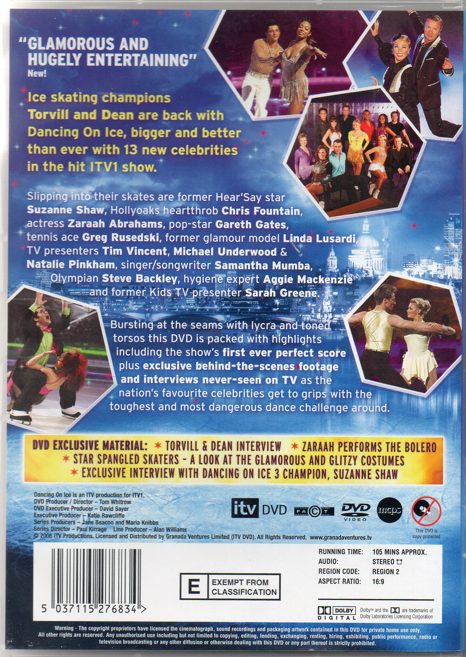 Dancing On Ice 3 [Region 2] - DVD | Ice Skating Competition Show | Perfect for Family Entertainment & Winter Sports Fans