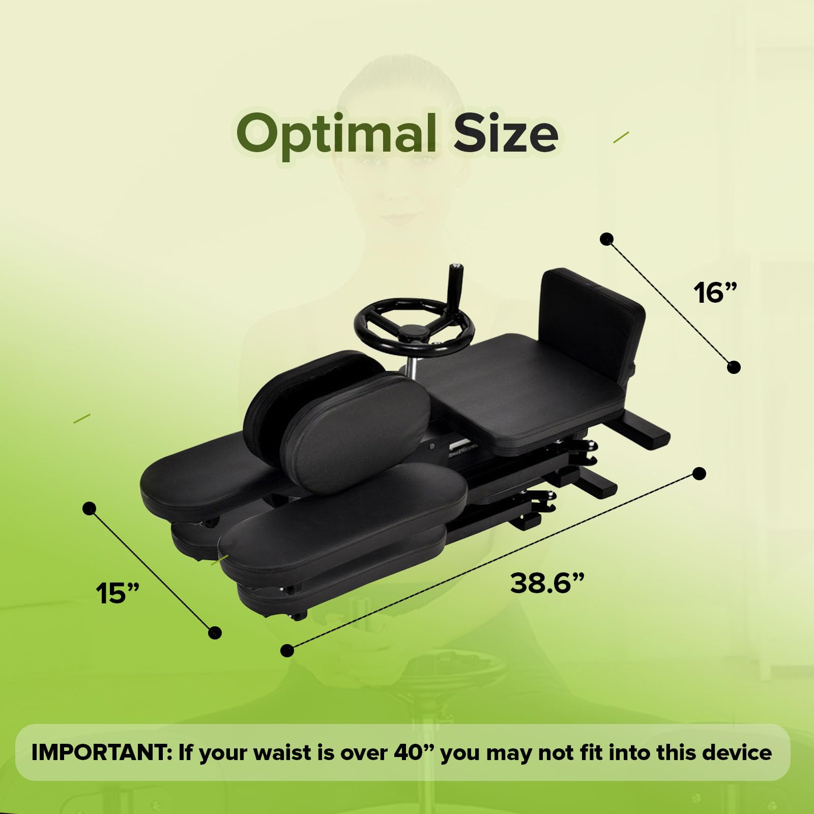 Flex Bench Hip Stretching Machine - Adjustable Stretcher for Yoga, Dance & Gymnastics | Improve Flexibility, Mobility & Reduce Hip Pain | Thigh & Glute Stretcher for Home Gym & Physical Therapy