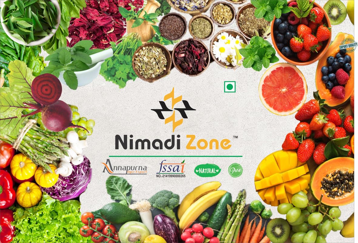 Nimadi Zone Premium Green Chilli Powder (Hari Mirchi Powder) - 500g | Authentic Indian Spice for Cooking, Curry, Chutney & Traditional Dishes | Great for Home Chefs & Restaurant Use