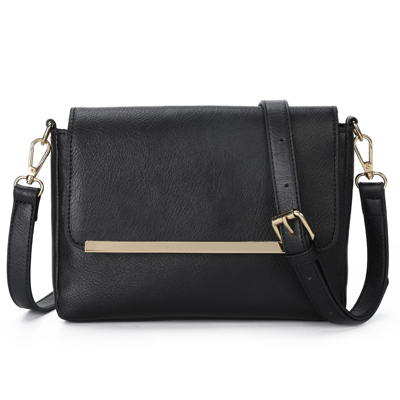Stylish Vegan Leather Crossbody Bags for Women - Lightweight Shoulder Purse with Flap Closure | Perfect for Everyday Use, Travel, Shopping & Casual Outings