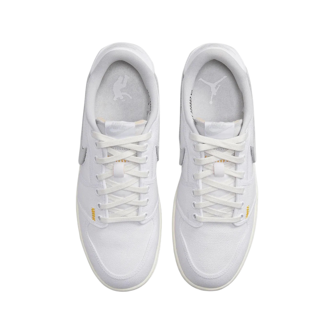 Air Jordan 1 KO Low SP Sneakers - White Neutral Grey Sail - Men's Basketball Shoes for Casual Wear & Street Style