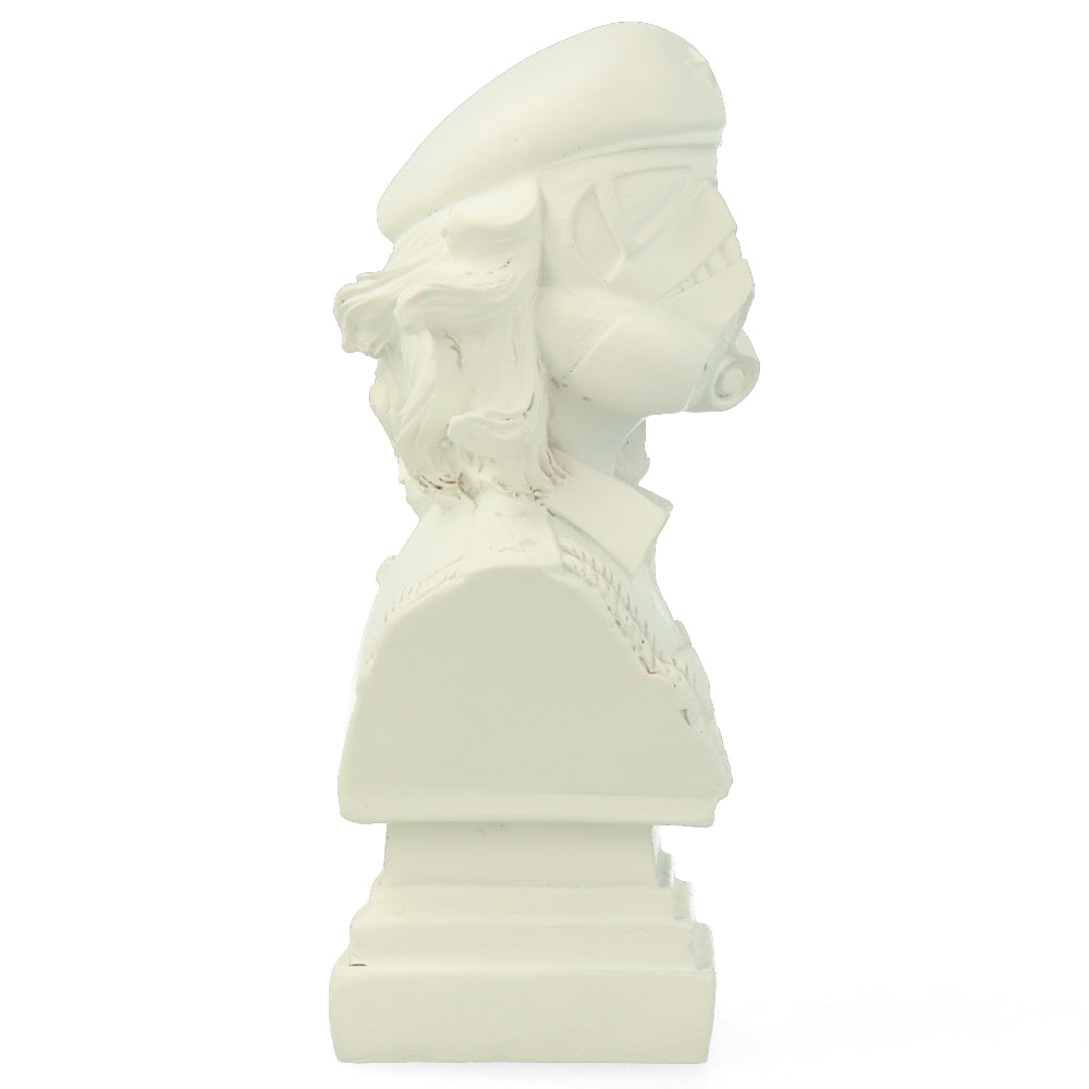 Star Wars Chewbacca Trooper White Bust - Collectible Figurine for Fans and Decor | Perfect for Home Display, Office Decor, and Star Wars Themed Parties