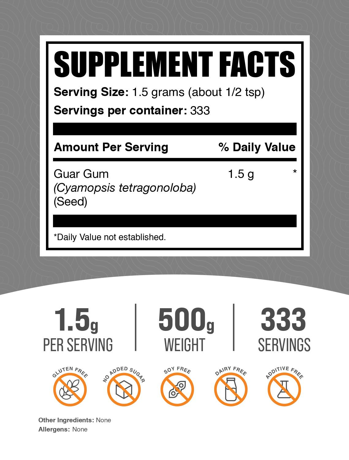 Premium Guar Gum Powder 24598289 - 100% Natural Thickener & Stabilizer for Baking, Cooking, and Food Processing