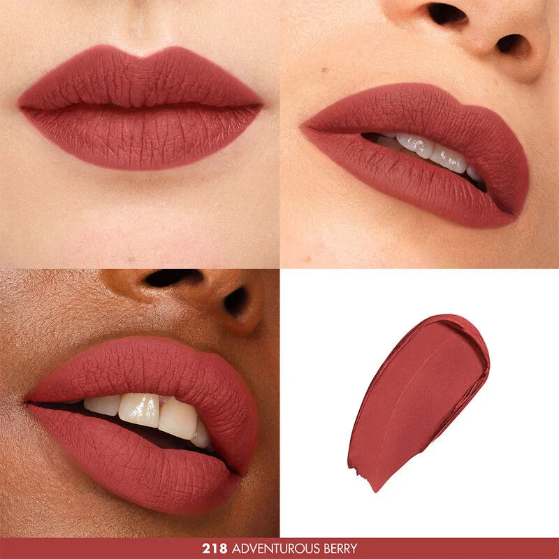 218 Adventurous Berry Rouge Artist For Ever - Long Lasting Matte Lipstick for Women, Vegan & Cruelty-Free - Perfect for Parties, Date Nights & Everyday Wear