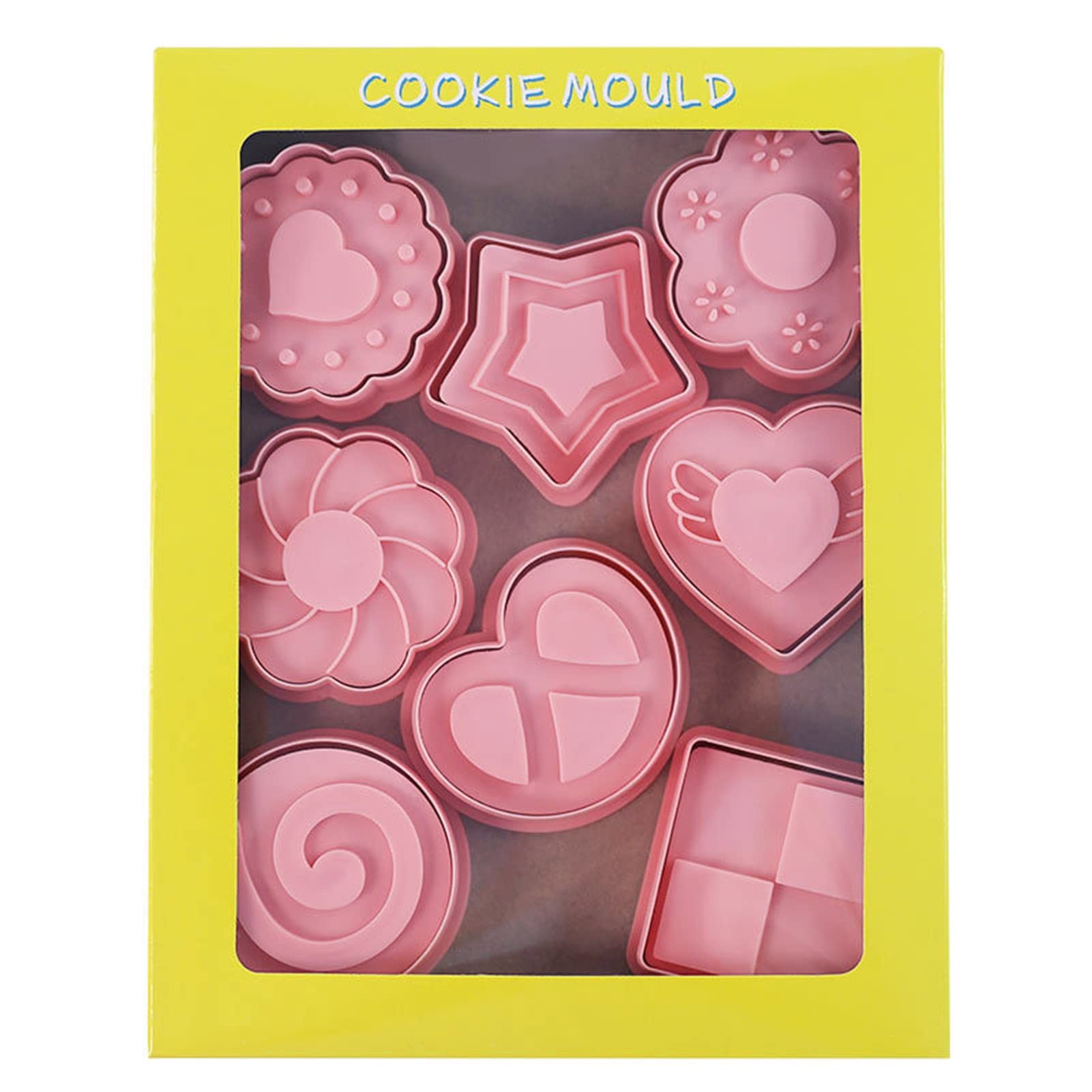 Non-Toxic 8-Piece Cake Mold Set for Sandwich, Jam & Chocolate - Baking Accessories for Cupcakes, Desserts & Party Treats