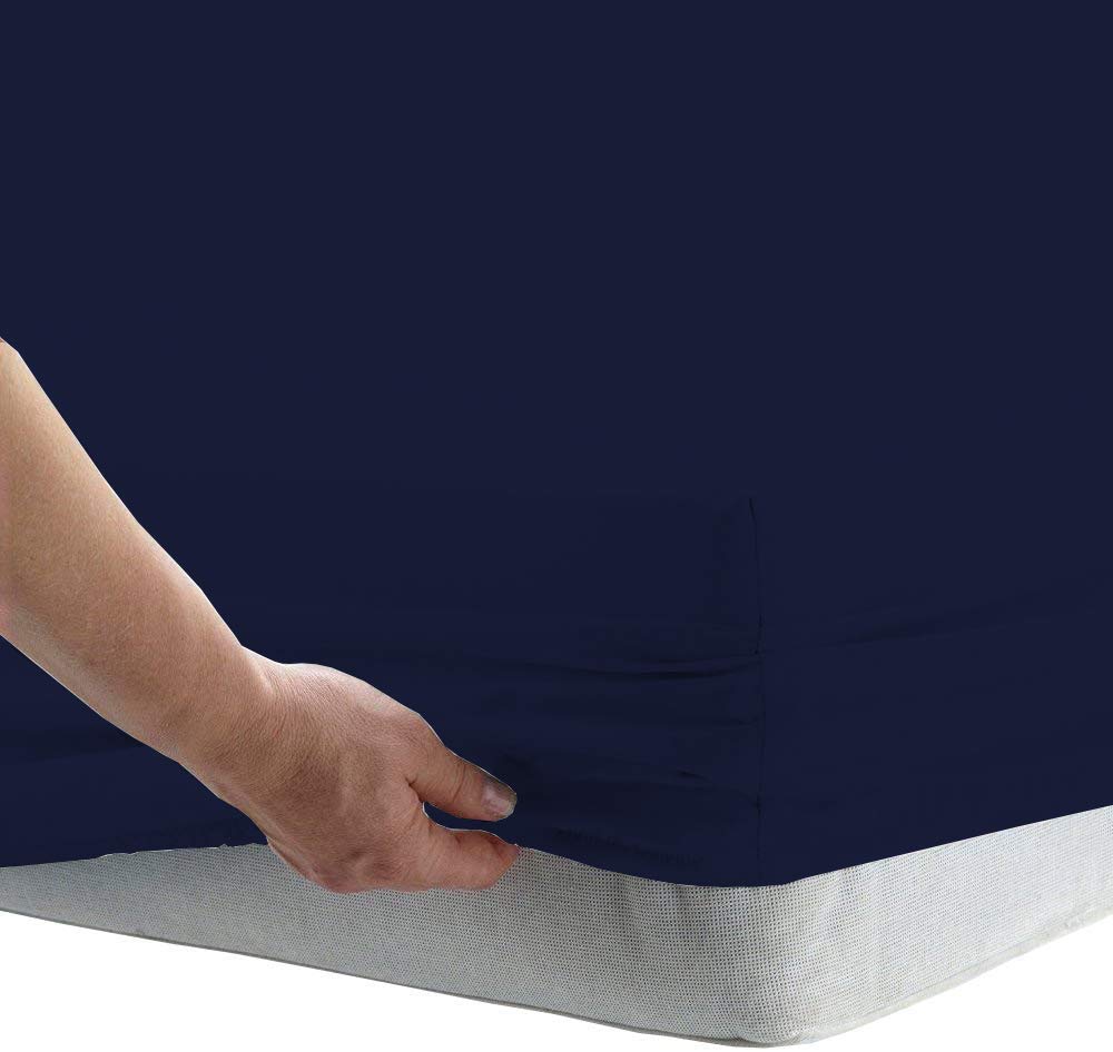 Premium 600 Thread Count 100% Cotton Split King Sheet Set for Adjustable Beds - 15