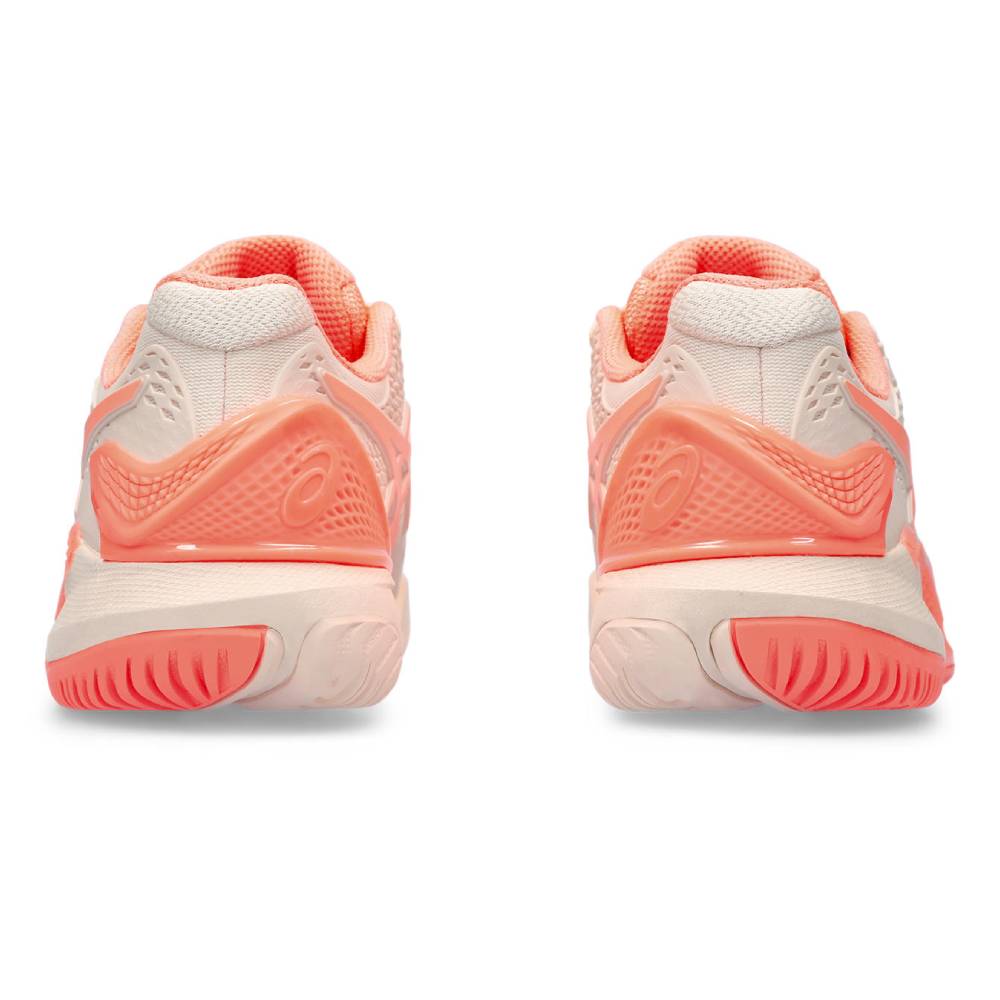 ASICS Gel Resolution 9 Women's Tennis Shoes - Pink/Sun Coral | High-Performance Court Shoes for Women | Perfect for Competitive Tennis & Training Sessions