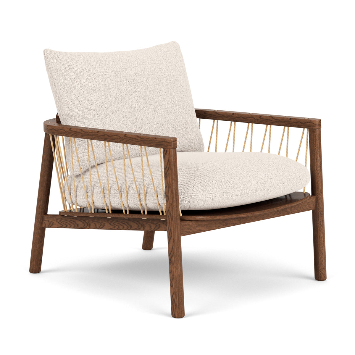 Enzo Boucle Armchair - Modern Velvet Upholstered Accent Chair for Living Room, Bedroom & Office - Stylish Comfortable Seating for Home Decor