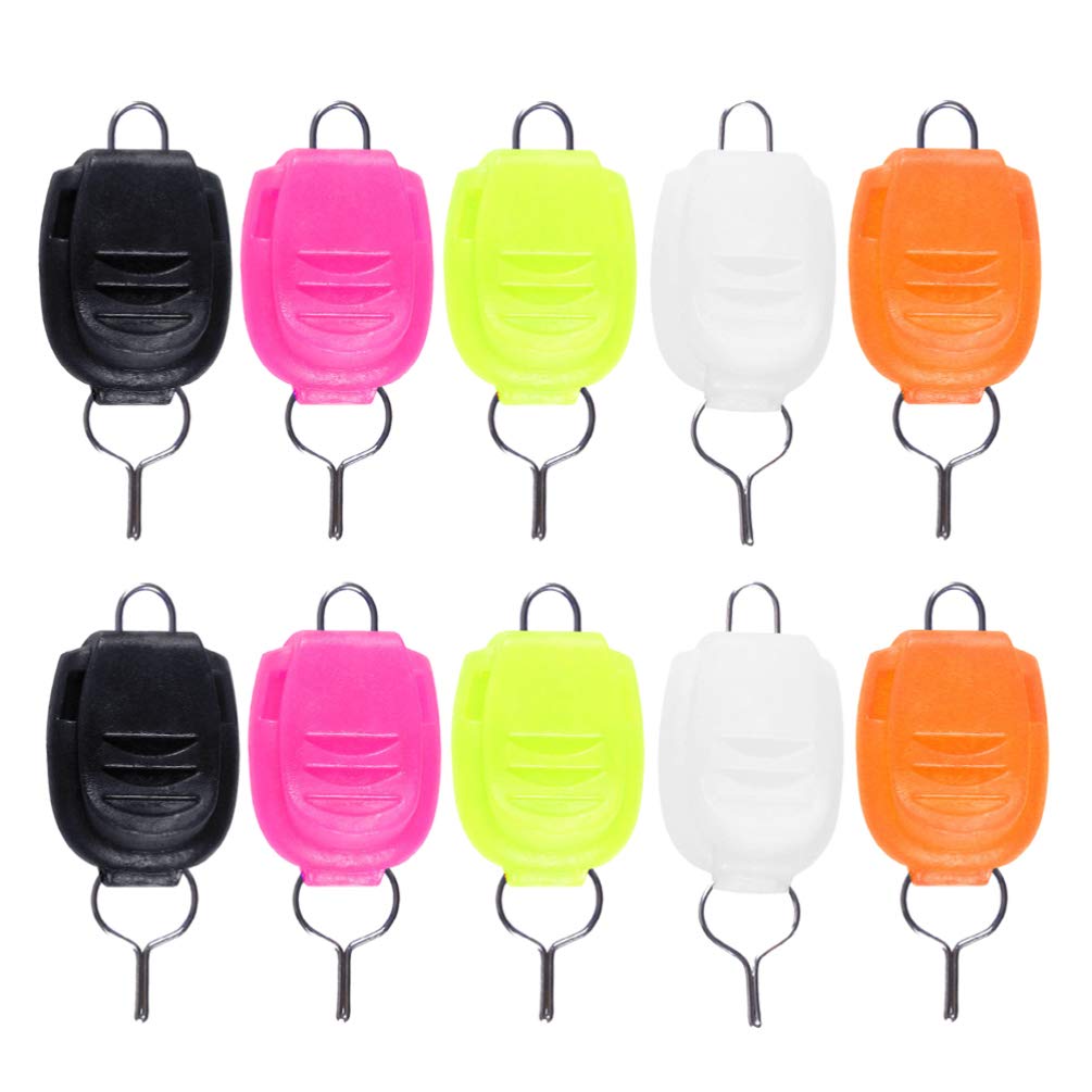 25pcs Fishing Line Clip Buckle Holder with Stopper - Durable Line Keeper for Fishing Rods - Essential Fishing Tackle Accessories for Freshwater & Saltwater Angling