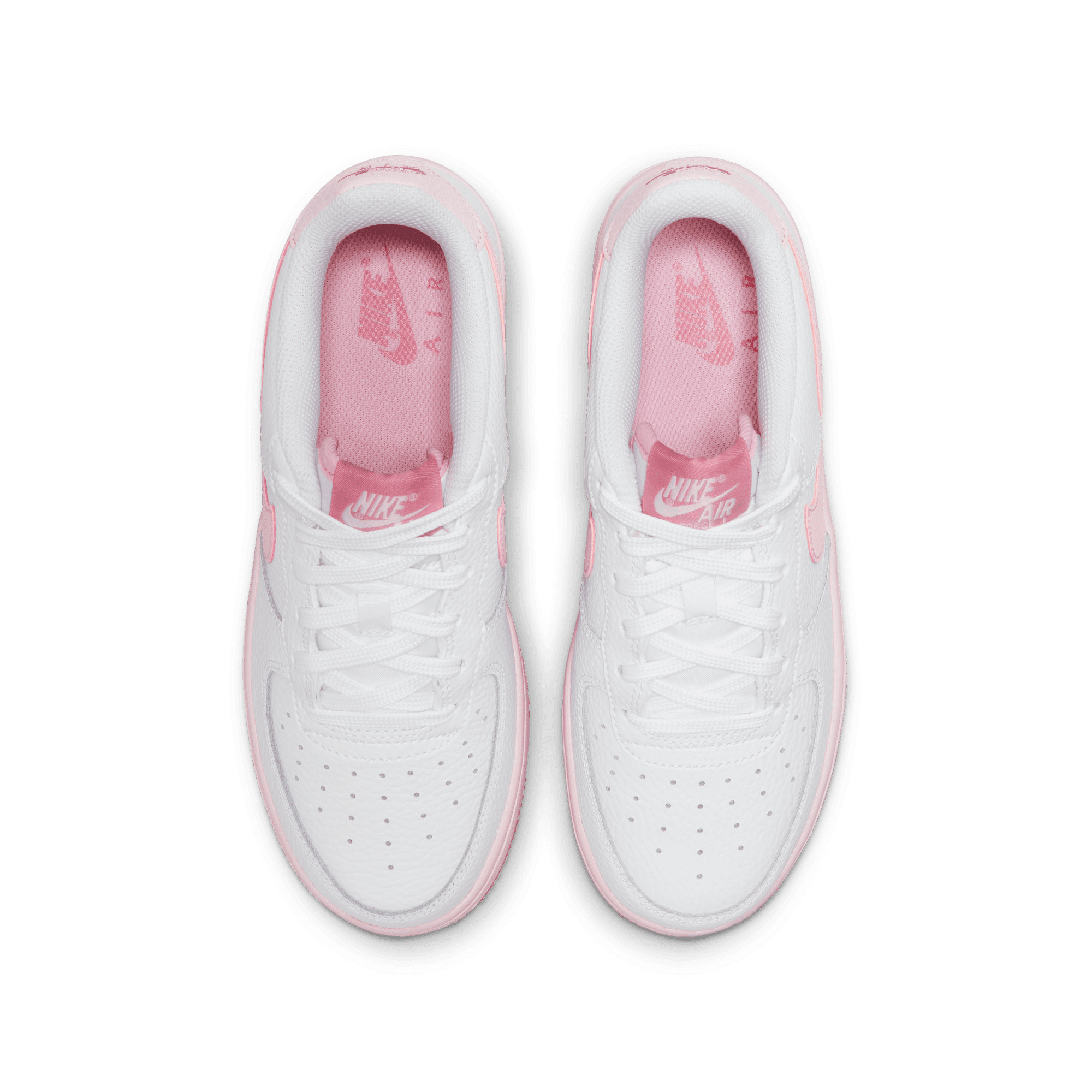 Nike Air Force 1 'Pink Foam' Kids Shoes - Cushioned Sneakers for Boys & Girls - Perfect for School, Play & Everyday Wear