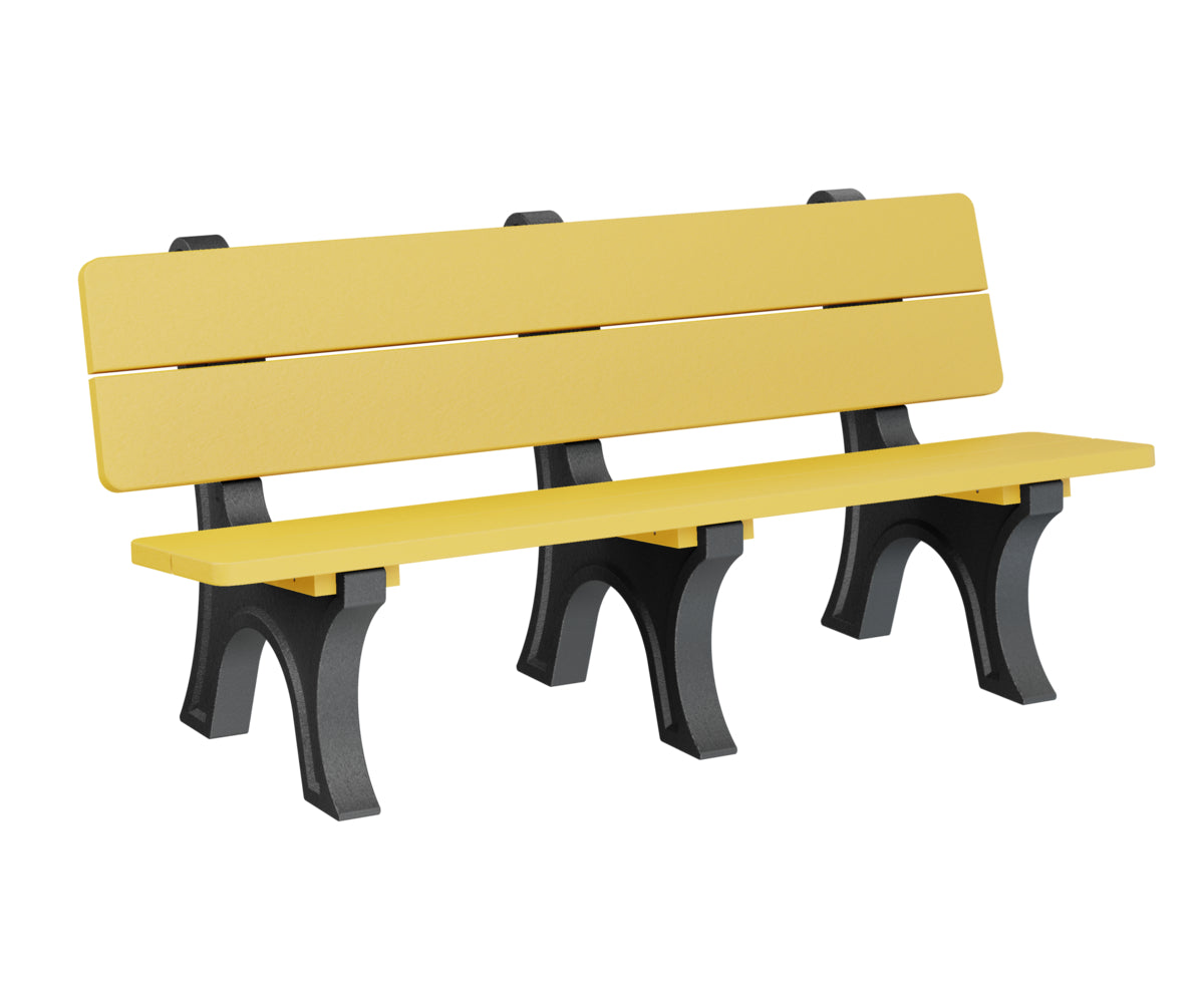 Berlin Gardens Park Bench - Durable Outdoor Wooden Bench for Garden, Patio & Backyard - Perfect for Relaxing, Picnics & Outdoor Gatherings