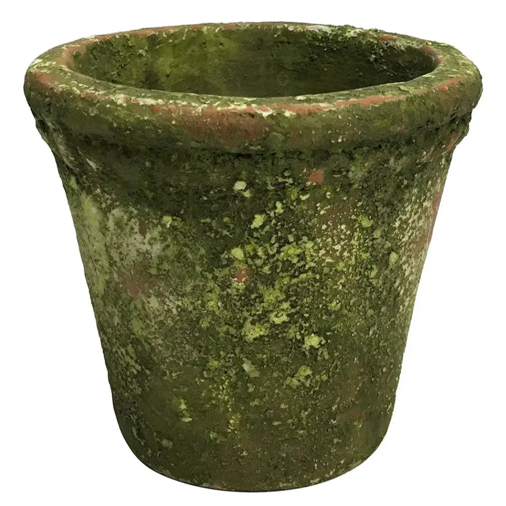 Fluted Mossy Garden Pot Set - 3 Pack Ceramic Planters for Indoor & Outdoor Plants - Perfect for Succulents, Herbs, and Small Flowers - Home & Garden Decor