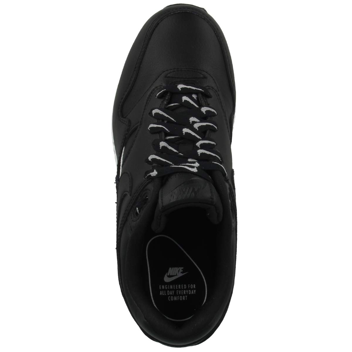 Nike Women's WMNS Air Max 1 SE Sneakers - Black/Black-White - Size 8.5 US - Running, Walking & Casual Wear Shoes for Women