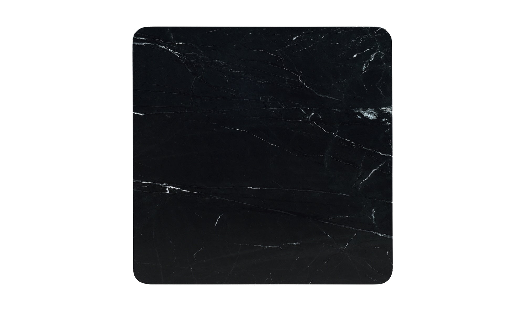 Modern Black Marble Segment Coffee Table - Contemporary Living Room Centerpiece for Home Decor & Entertaining