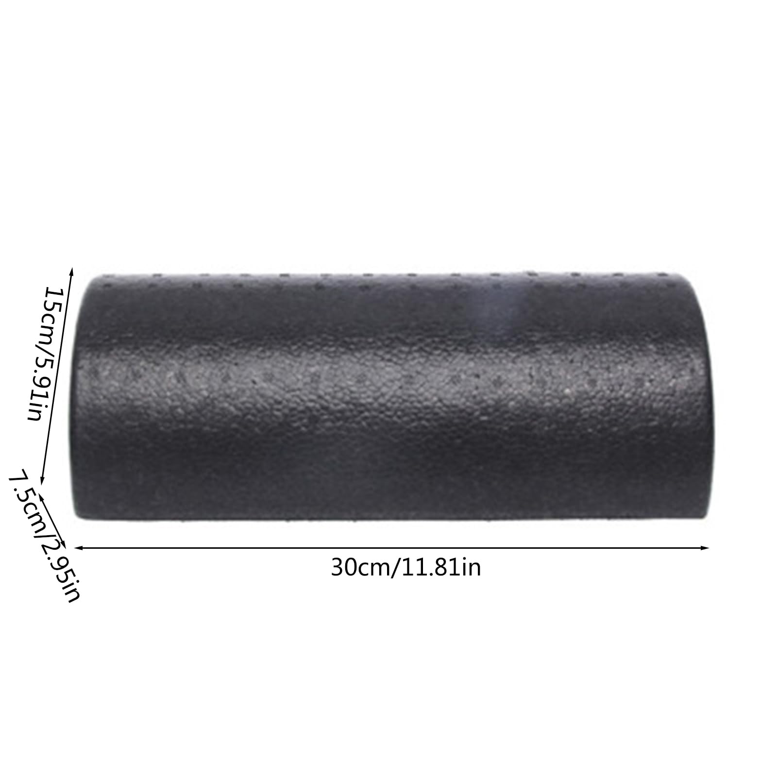 Premium Half-Round Foam Roller for Pilates, Yoga & Muscle Recovery - Massage Therapy & Exercise Equipment for Athletes & Fitness Enthusiasts (Home Gym & Physical Therapy Use)