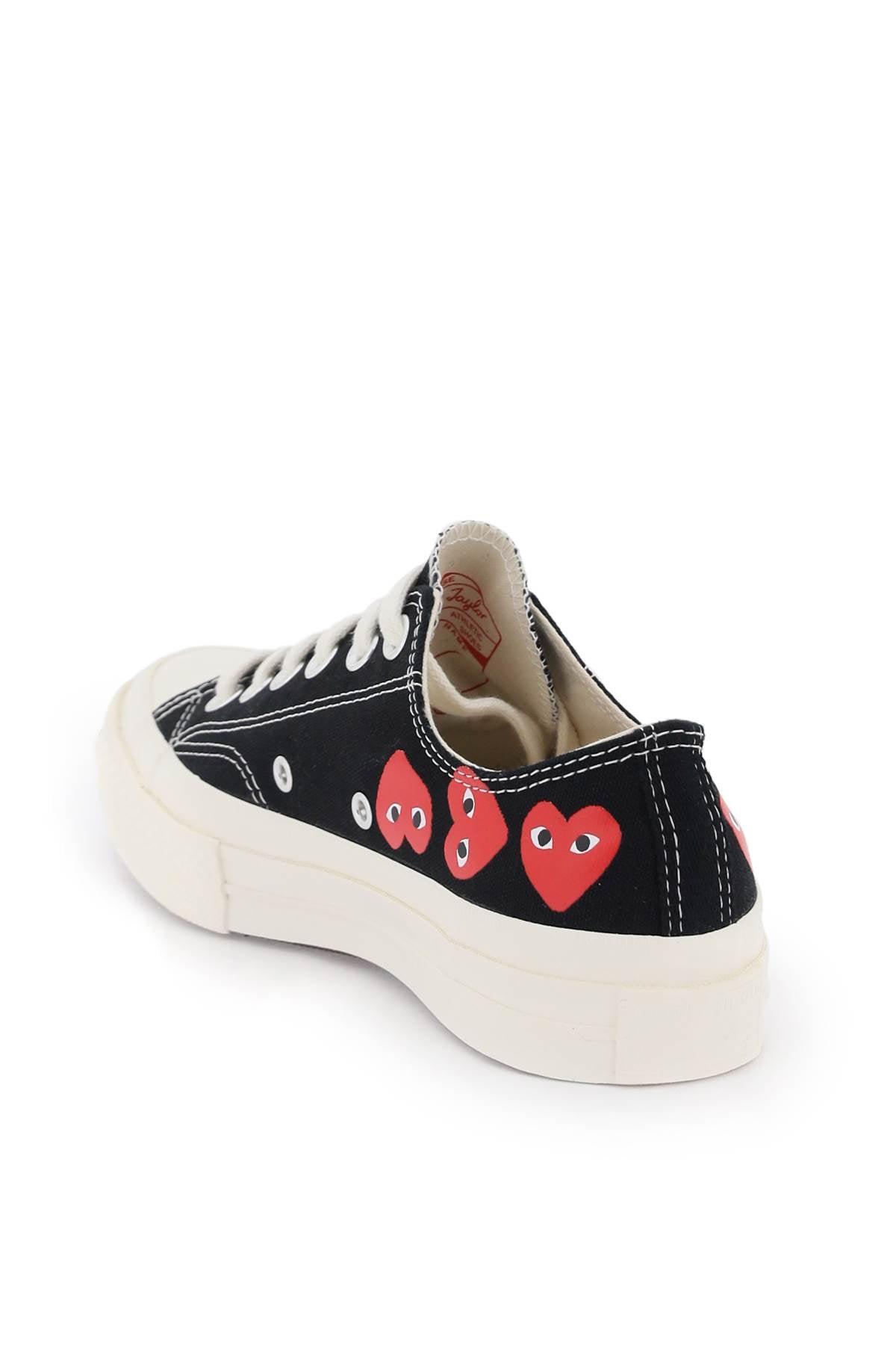 Comme des Garçons Play Multi Heart Converse x Comme des Garçons Play Low Top Sneakers - Stylish Casual Shoes for Men & Women - Perfect for Streetwear, Daily Wear and Fashion Outfits