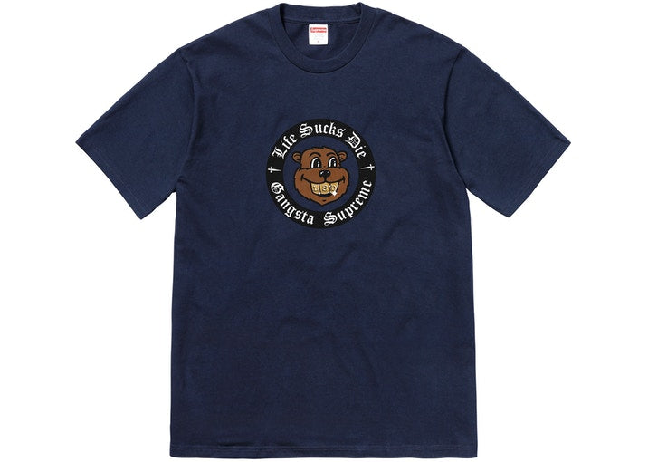 Supreme Life Sucks Die Tee - Vintage Streetwear T-Shirt for Men & Women | Urban Fashion, Skate Style, Casual Outfits