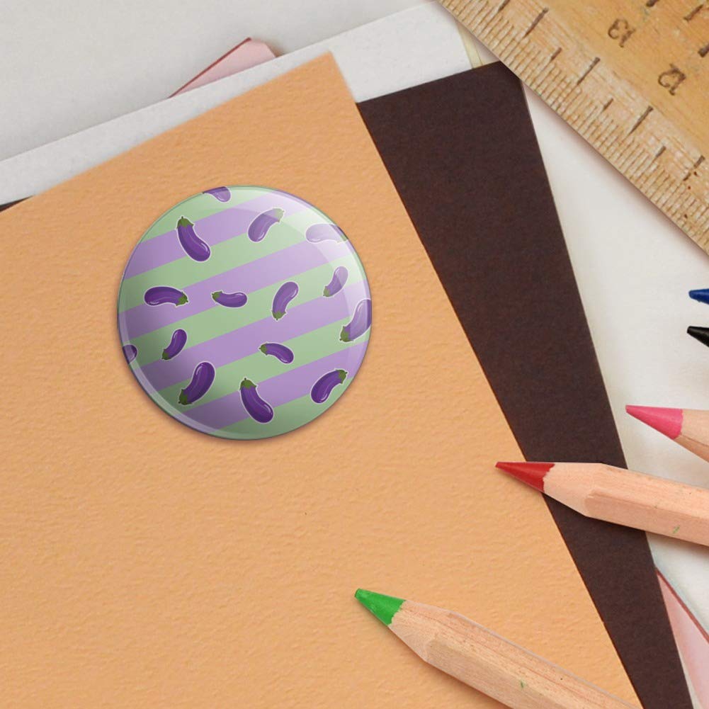 Cute Eggplant Stickers for Scrapbooking & Crafts - Bubble Dome Design