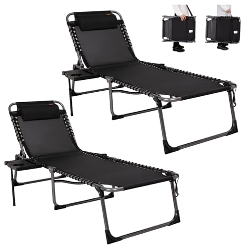 Black/Textilene-2 Pack