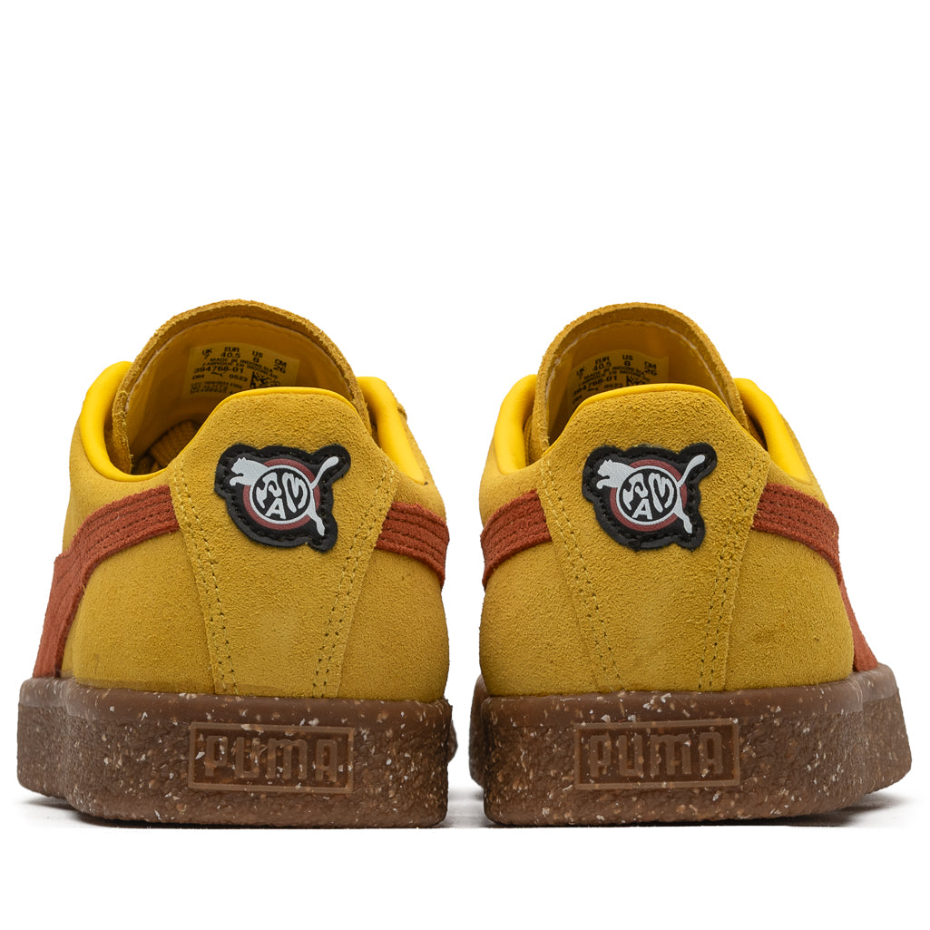 Puma x P.A.M. Suede Vintage Sneakers in Fresh Pear/Black - Retro Style Casual Shoes for Men & Women | Perfect for Streetwear, Gym, and Everyday Fashion