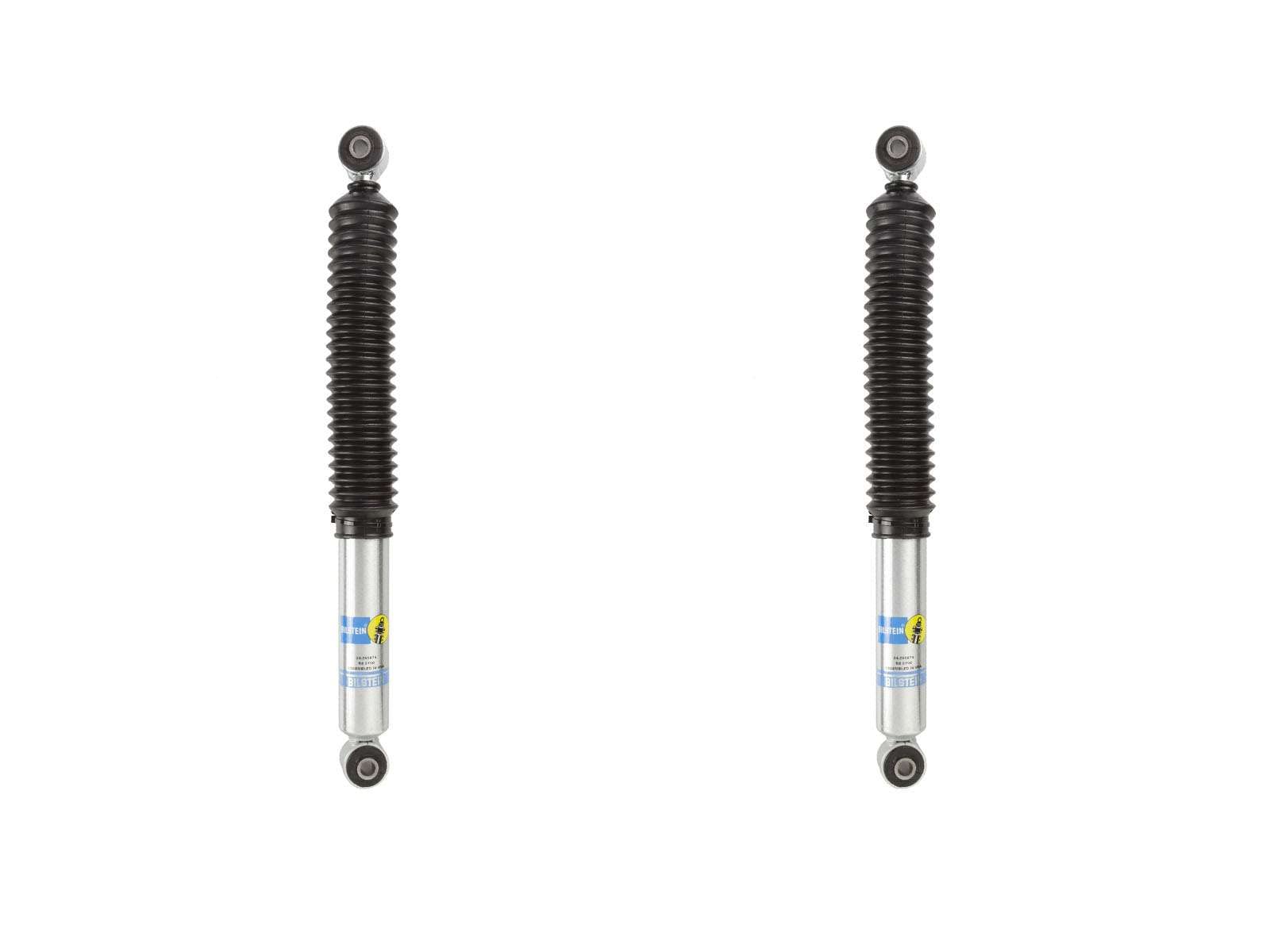Bilstein B8 5100 Monotube Gas Shocks Rear Pair for 2015-2018 Chevrolet Colorado 4WD - Heavy Duty Off-Road Performance & Smooth Ride for Pickup Trucks