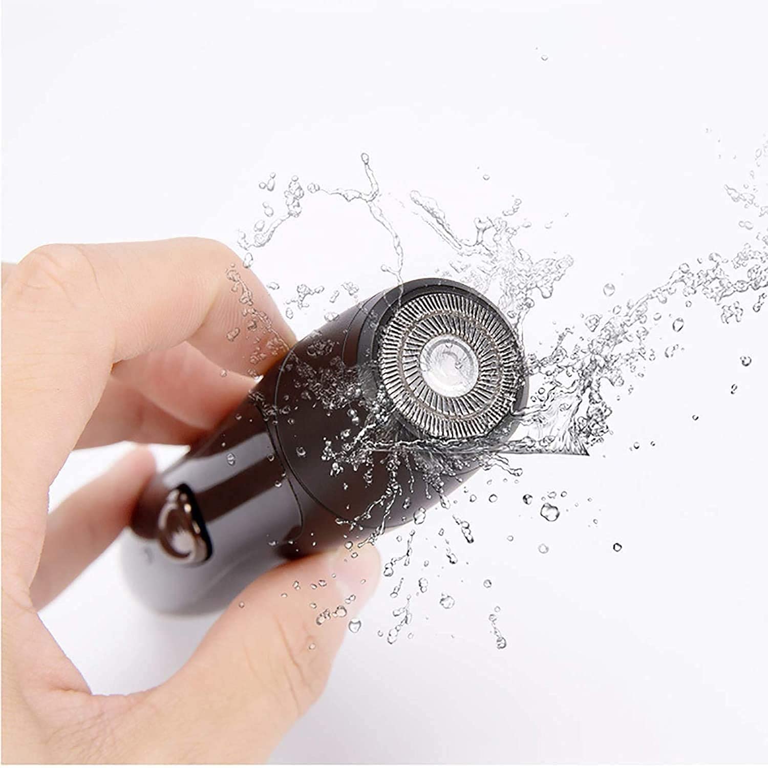 USB Rechargeable Nose & Ear Hair Trimmer for Men & Women - 2-in-1 Painless Facial Hair Remover & Clipper - Perfect for Travel, Grooming Kits & Personal Care Routines