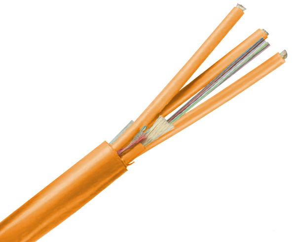 Corning OM1 Multimode Fiber Optic Cable - Micro Distribution Plenum for Indoor Networking | High-Speed Data Transmission for Offices, Data Centers & Smart Homes